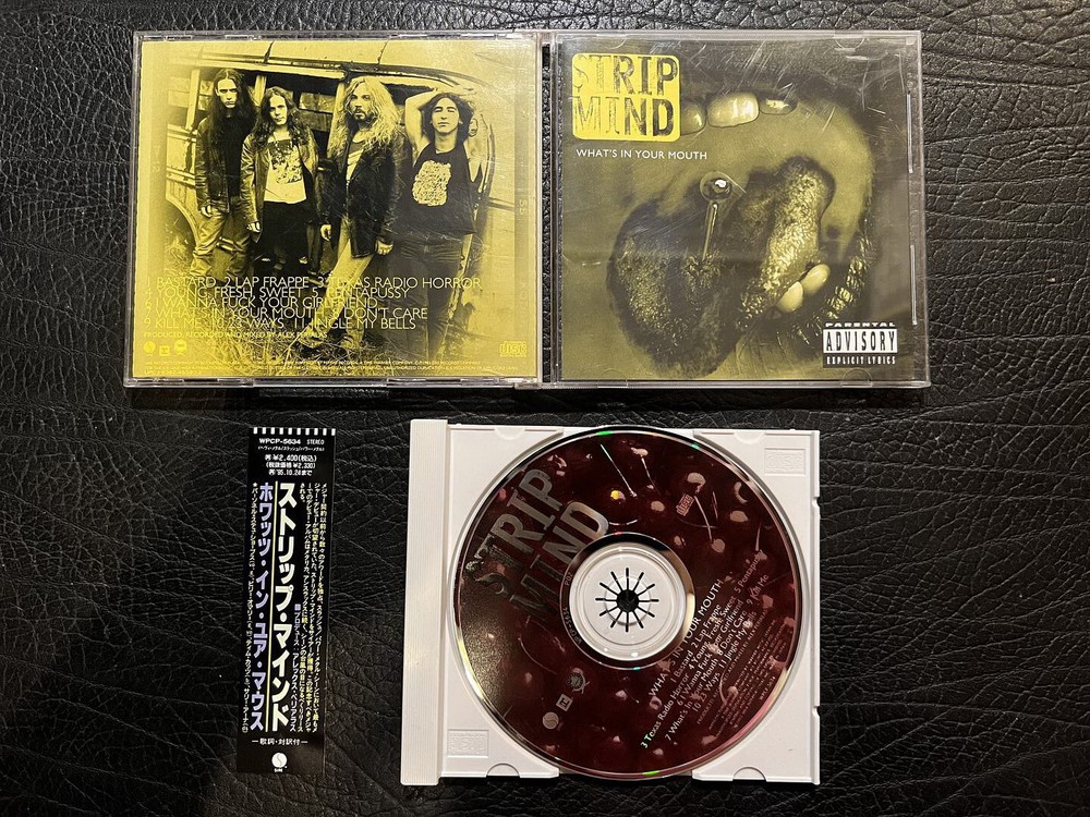 STRIP MIND What's In Your Mouth JAPAN CD 93 CUT OBI WPCP-5634 THRASH PUNK METAL