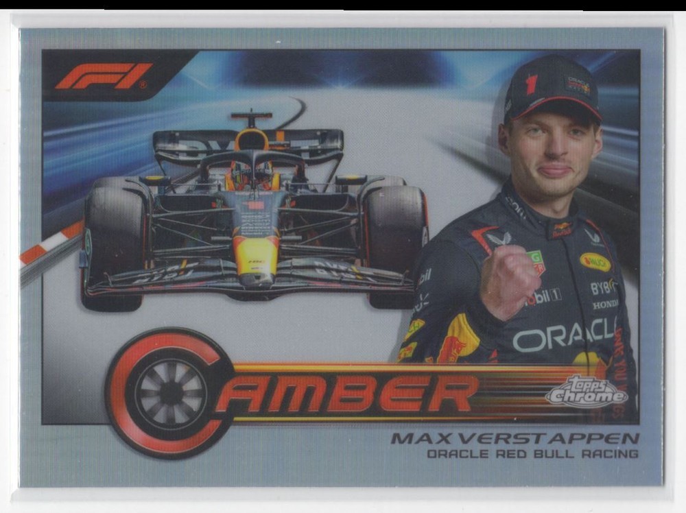 2023 Topps Chrome Formula 1 Camber Max Verstappen Oracle Red Bull Racing #CAM-MV