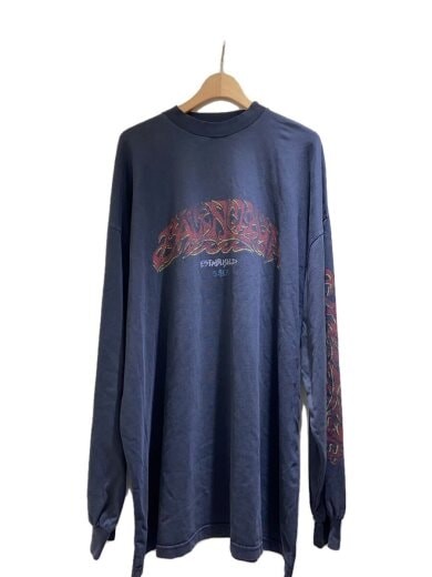 BALENCIAGA/Distressed/Long Sleeve T-Shirt/Size 5/Cotton/Black/739027