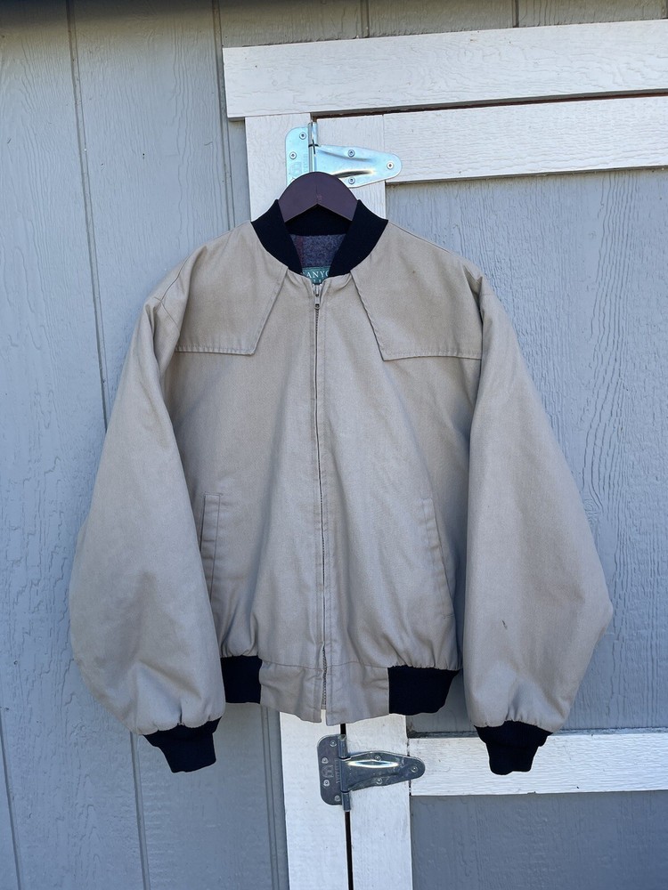Vintage 90s Canyon Guide Lined Work Jacket Two Tone Brown  