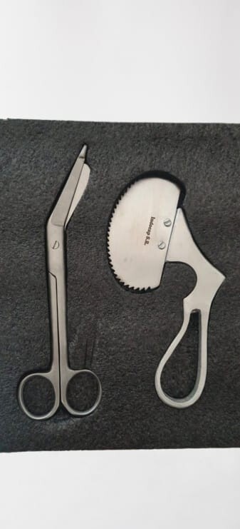 Stainless Steel Plaster Cutter & Orthopedic Scissors Set of 2