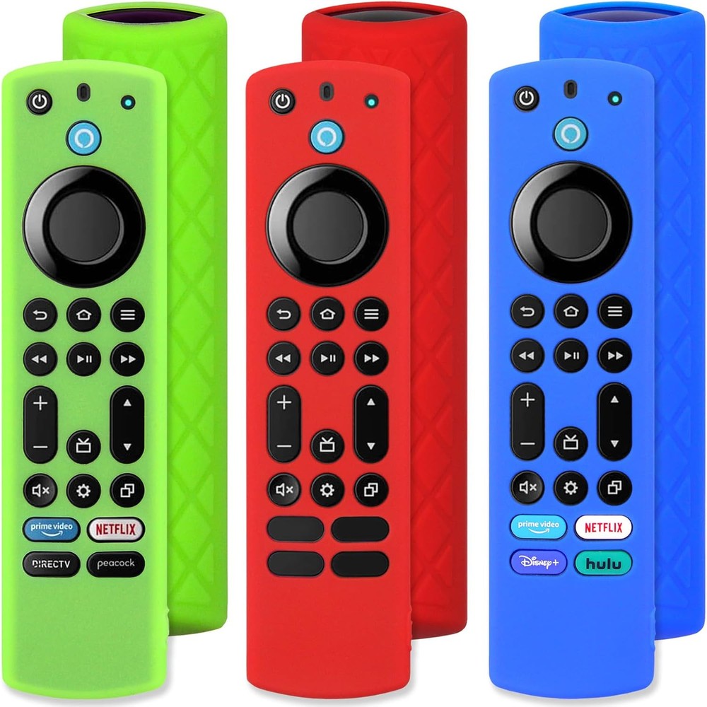 Pinowu Silicone Remote Case 3pcs for Green Glow Red Blue Not