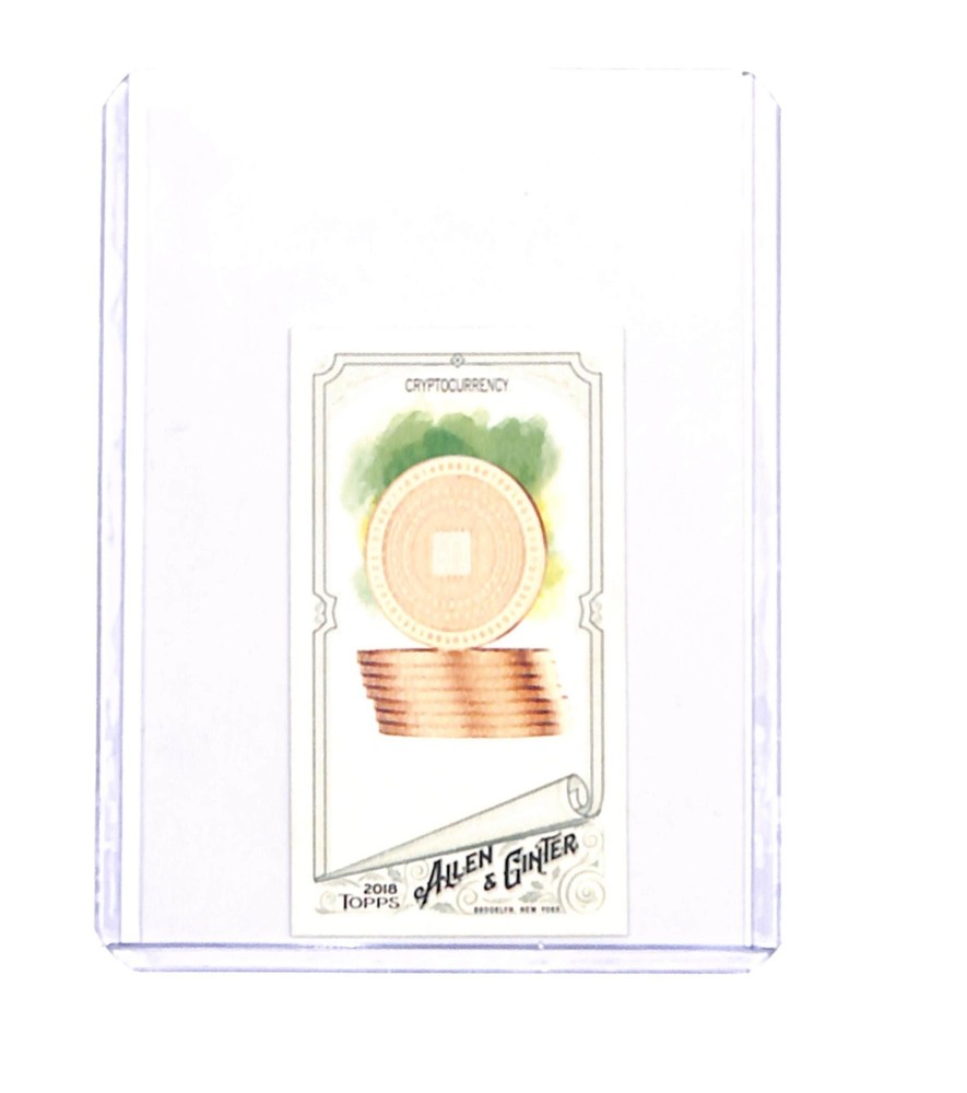 2018 Topps Allen and Ginter Cryptocurrency Mini #83-image