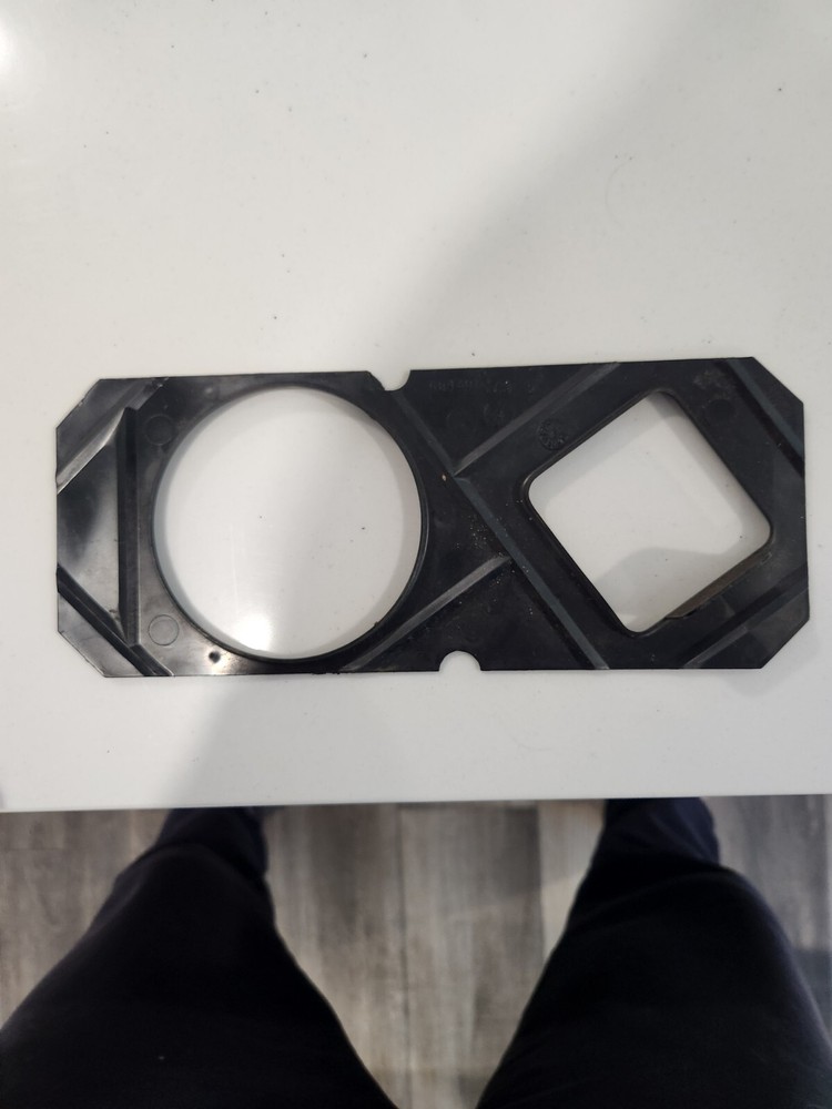 Original GM 1970-1972 Chevy Olds Buick Rear Defogger Hole Trim Cover #9843811