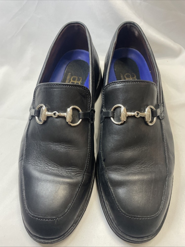 Allen Edmonds Road Warriors 10 EEE Black Leather Comfort Travel Penny Loafer