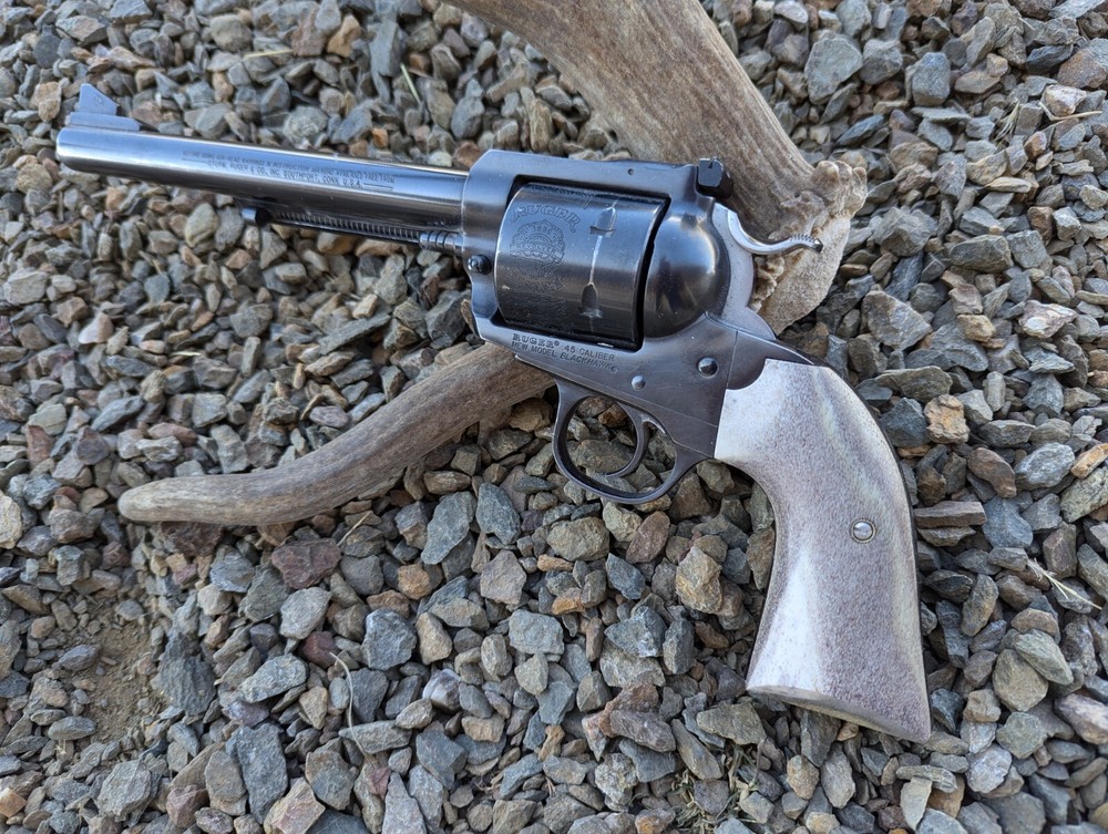 Ruger Bisley Blackhawk Elk Antler Grips