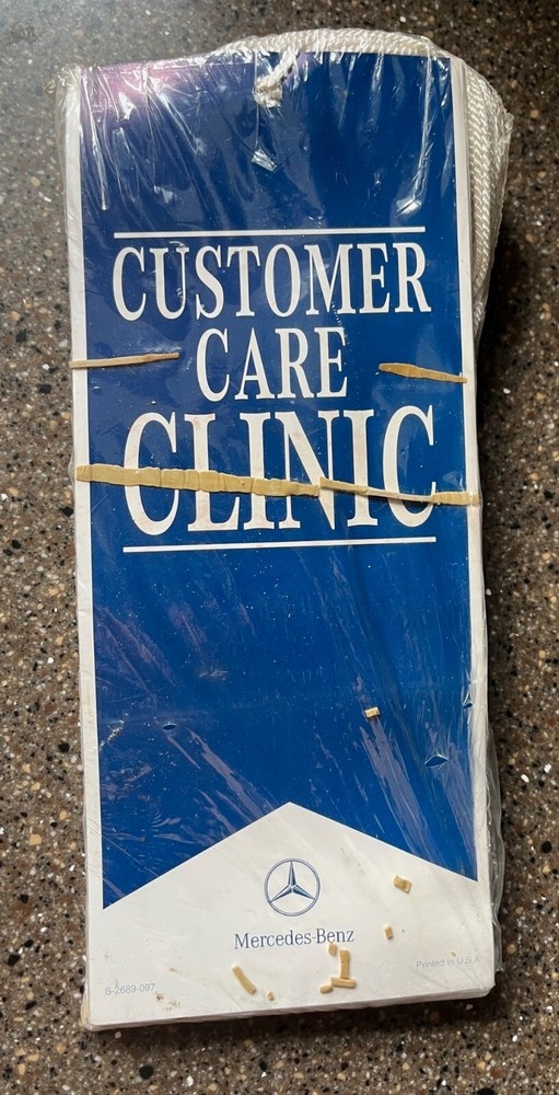 1997 MERCEDES BENZ CUSTOMER CARE CLINIC TAGS-image