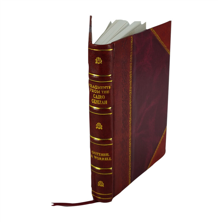 1927 Leather-Bound Fragments from the Cairo Genizah in the Freer Collection