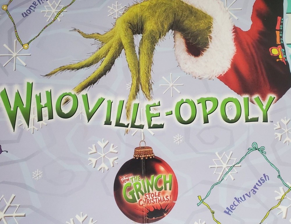 Grinch Whoville-opoly Monopoly Game Replacement Pieces and Parts