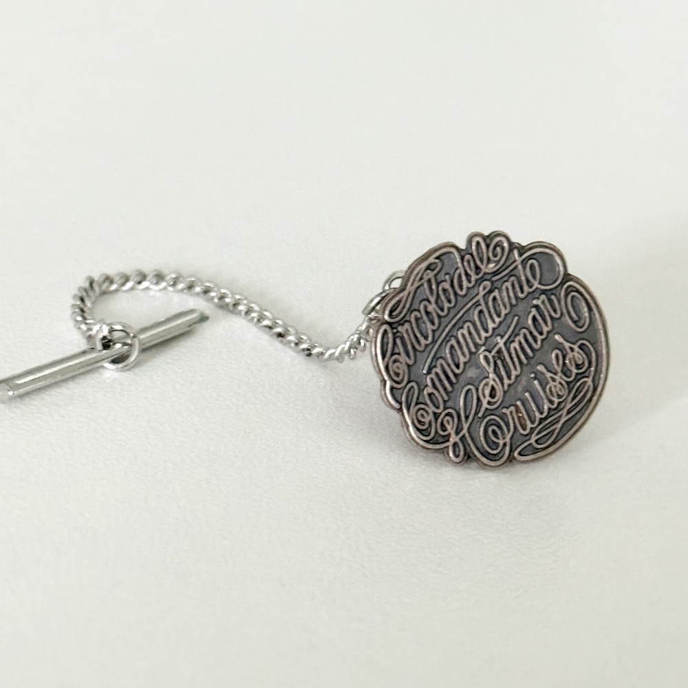 Tiffany & Co Vintage Sterling Silver Cruise Lapel Pin Collectible