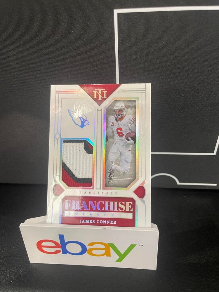 James Connor 2024 Panini National Treasures Franchise Relic Patch /25 GAME USED