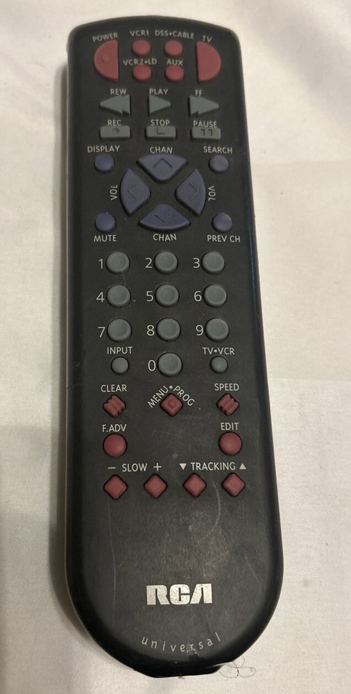 RCA C503MS Jumbo Oversized Universal TV Remote Control for 4 Devices - Easy-to-Use Design with Large Buttons