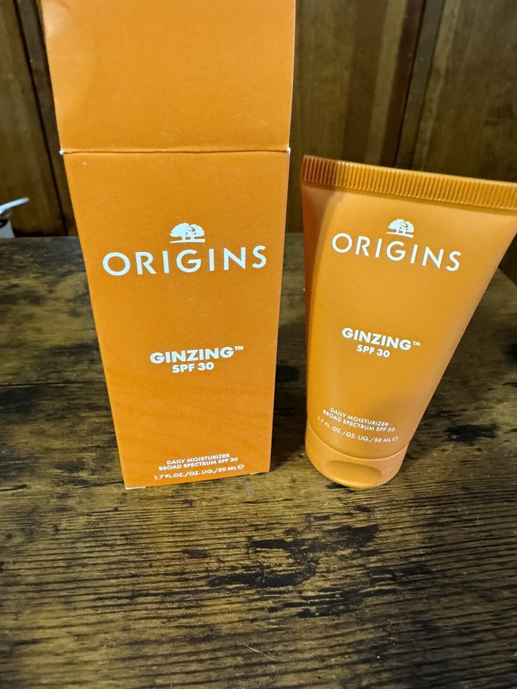 Origins GinZing SPF 30 Daily Moisturizer Sunscreen 1.7oz 50mL ••NEW IN BOX••🎁
