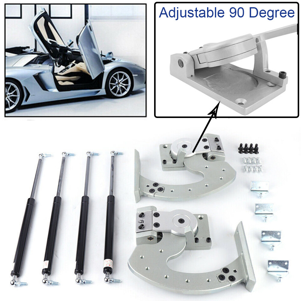 Universal Lambo Door Bolt Kit Adjustable 90 Degree For Car Vertical Doors Hinge