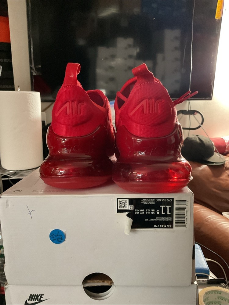 New Air Max 270 Shoes in Original Box Without Cover - Size 11.5 - SKU CV7544