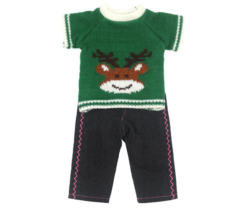 Christmas Sweater Shirt and Jeans Outfit for 18