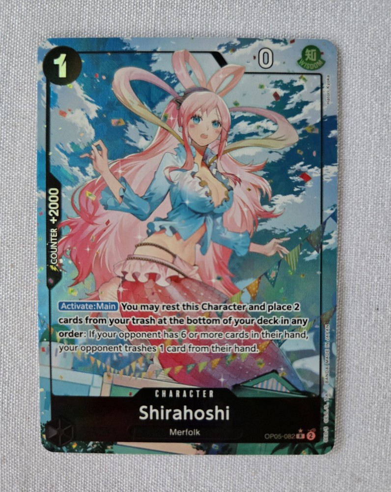 Shirahoshi Full Art OP05-082 ( English ) One Piece Premium Booster PRB-01