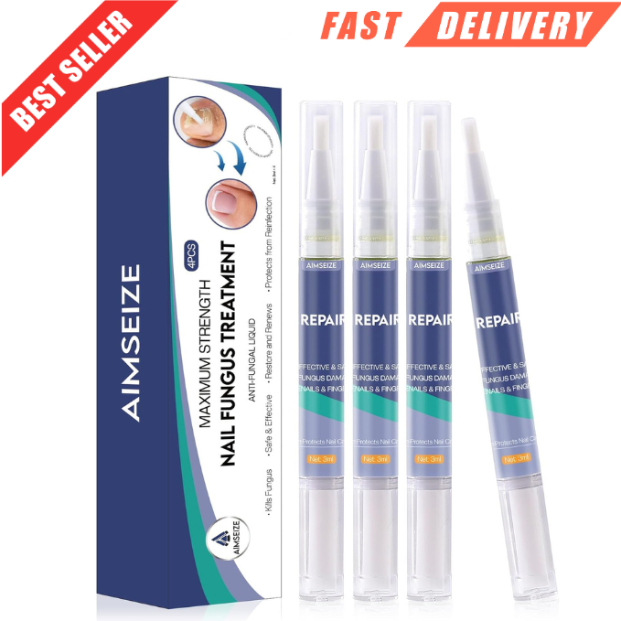 Reparador de uñas decoloradas en lápiz - Tratamiento para pies - 4 unidades