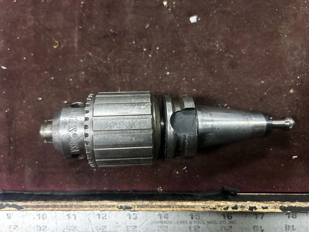 MACHINIST  TOOL LATHE MILL Machinist CAT 30 Tool Holder with Drill Chuck - -