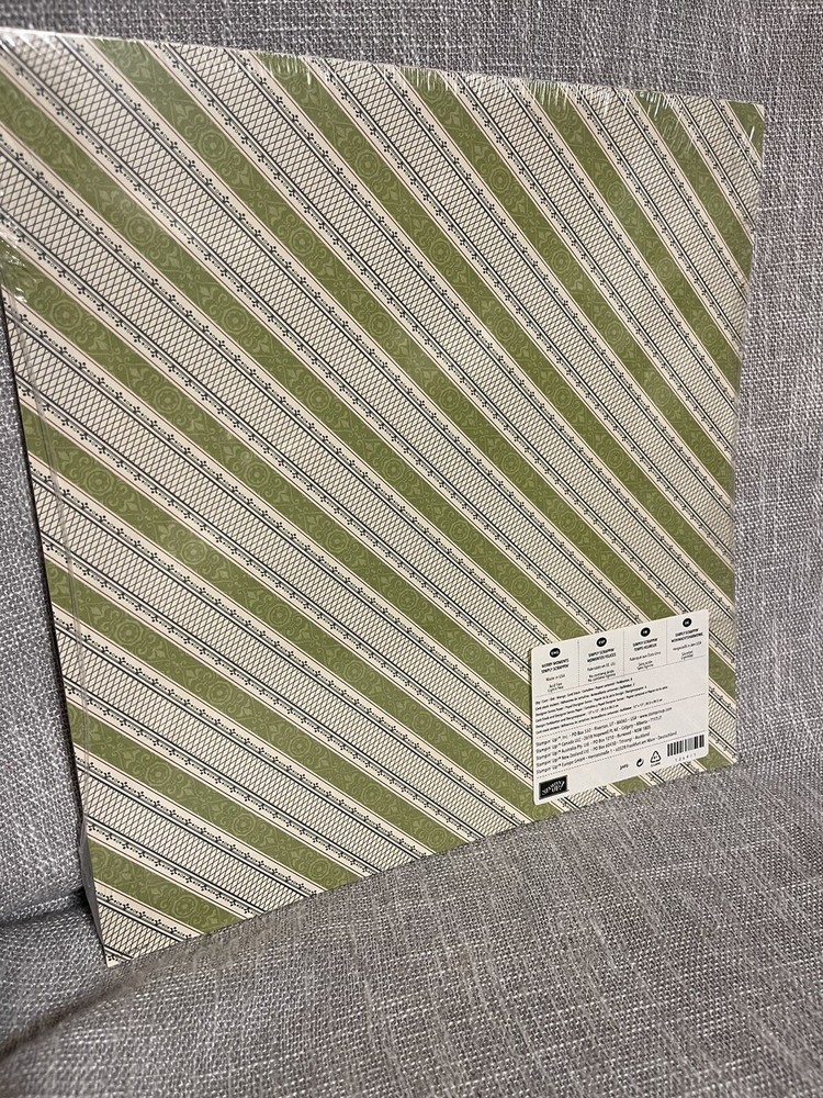 Stampin Up MERRY MOMENTS SIMPLY SCRAPPIN Designer Paper DSP NIP 12 X 12 RETIRED