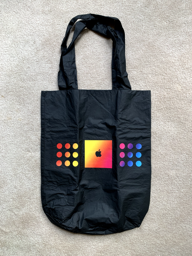  Apple Computer 5th Fifth Avenue Ave New York NYC Cube Reopening Tote Bag 2019