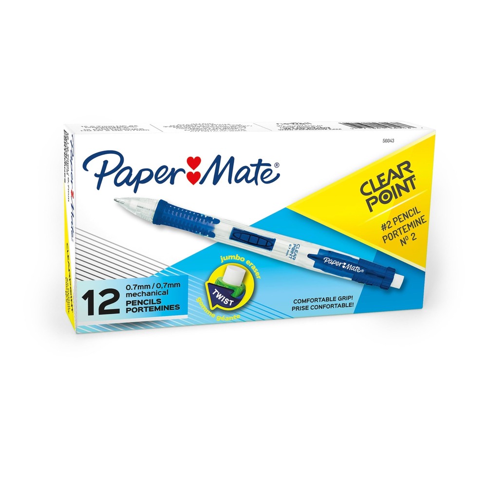 Paper Mate Clearpoint Mechanical Pencils 0.7mm, HB #2 Pencil Set, Art Supplie...