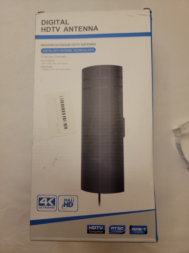 Amplified Digital HDTV Antenna for Indoor Outdoor Use - New Model-image