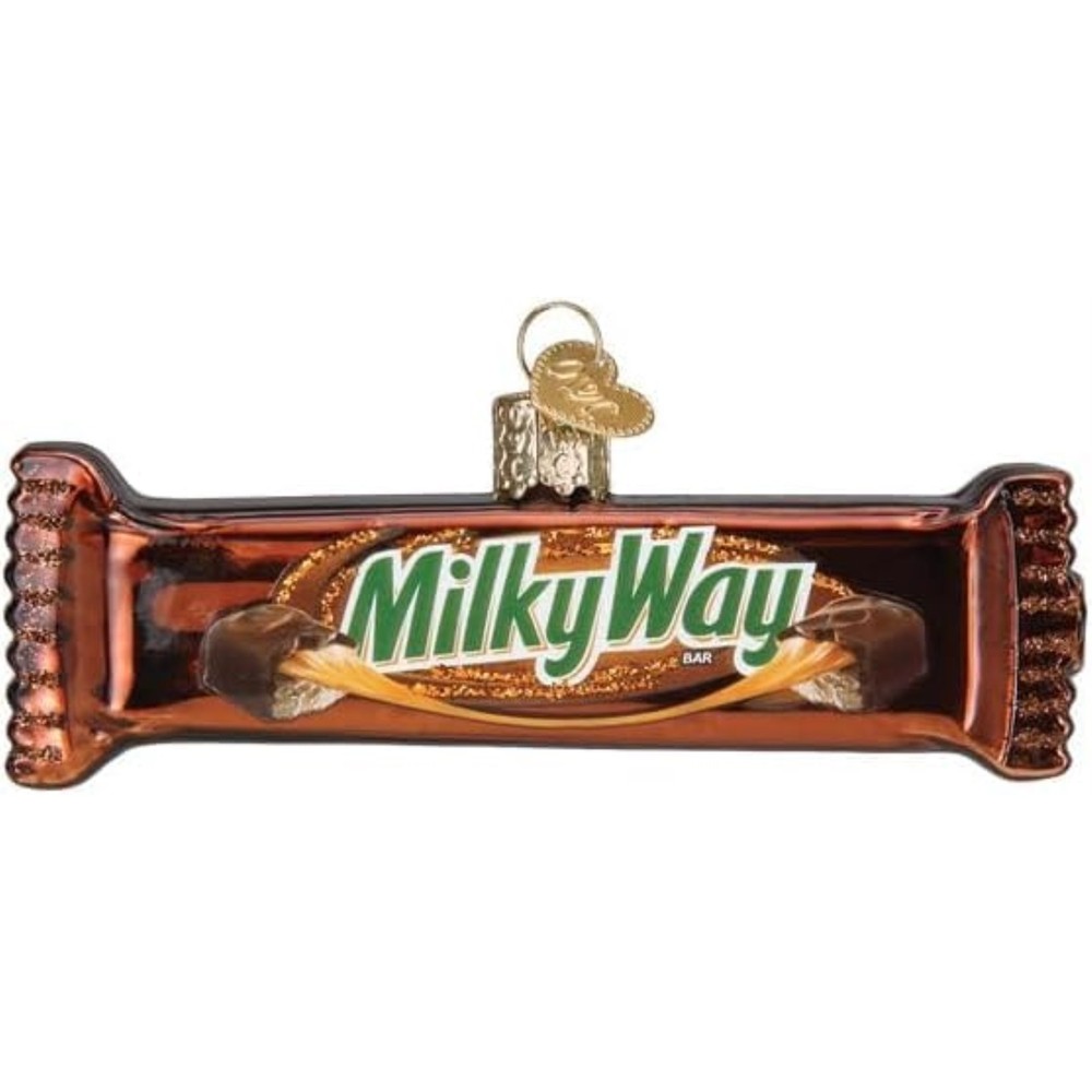 Old World Christmas Milky Way Glass Ornament with Free Gift Box  