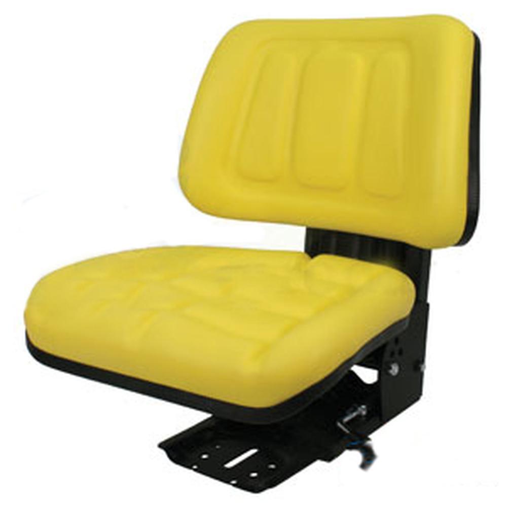 Yellow Universal Trapezoid Seat Fits John Deere T333YL