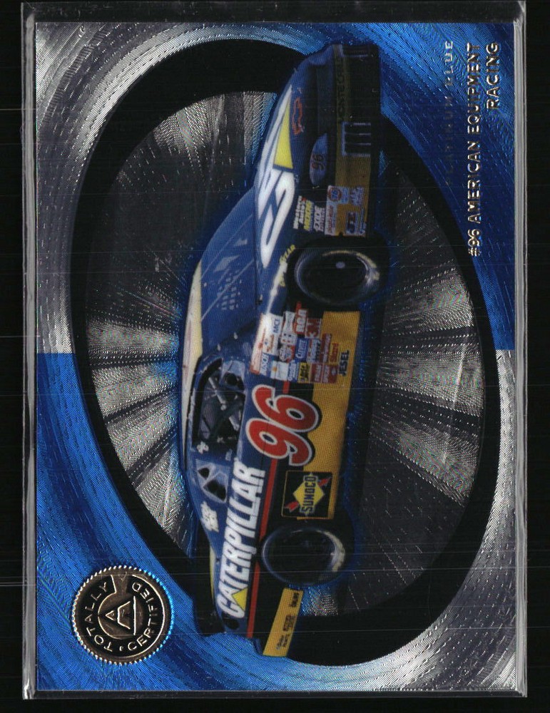 David Green's Car 1995 Totally Certified Platinum Blue /1999 #62 Racing Card