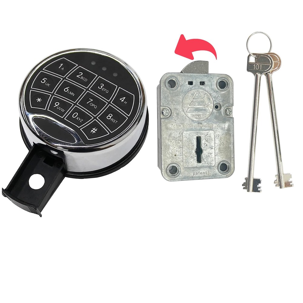 Digital Keypad Lock for Left Swing Bolt Safes & Gun Safe Replacement