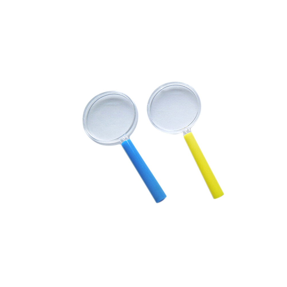 12-Piece Set of 3x Colorful Magnifying Glasses for Kids and Adults