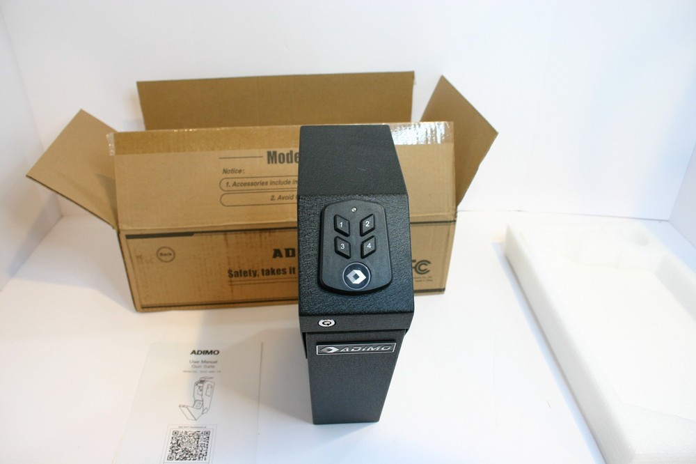 Adimo Drop-Down Pistol Gun Safe Box Model T9