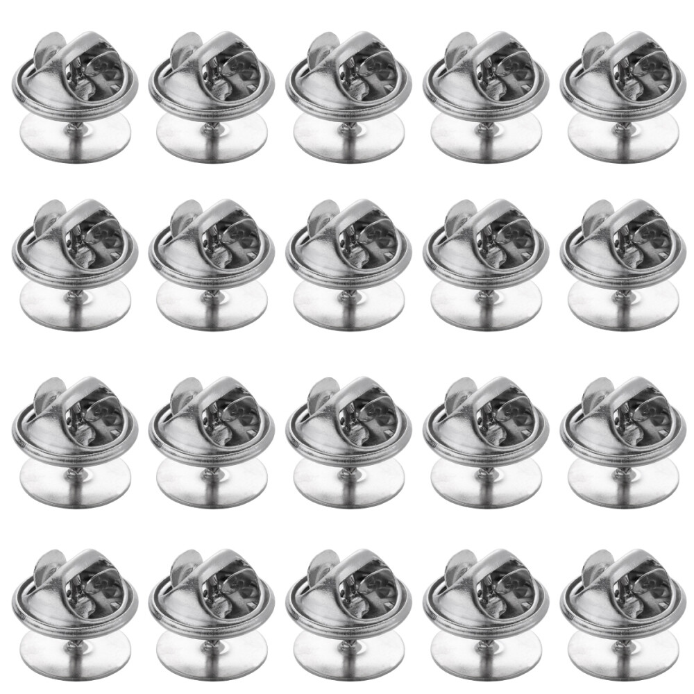 Rubber Pin Backs Blank With Clutch Back Locking Pin Backs Pin Backs Locking