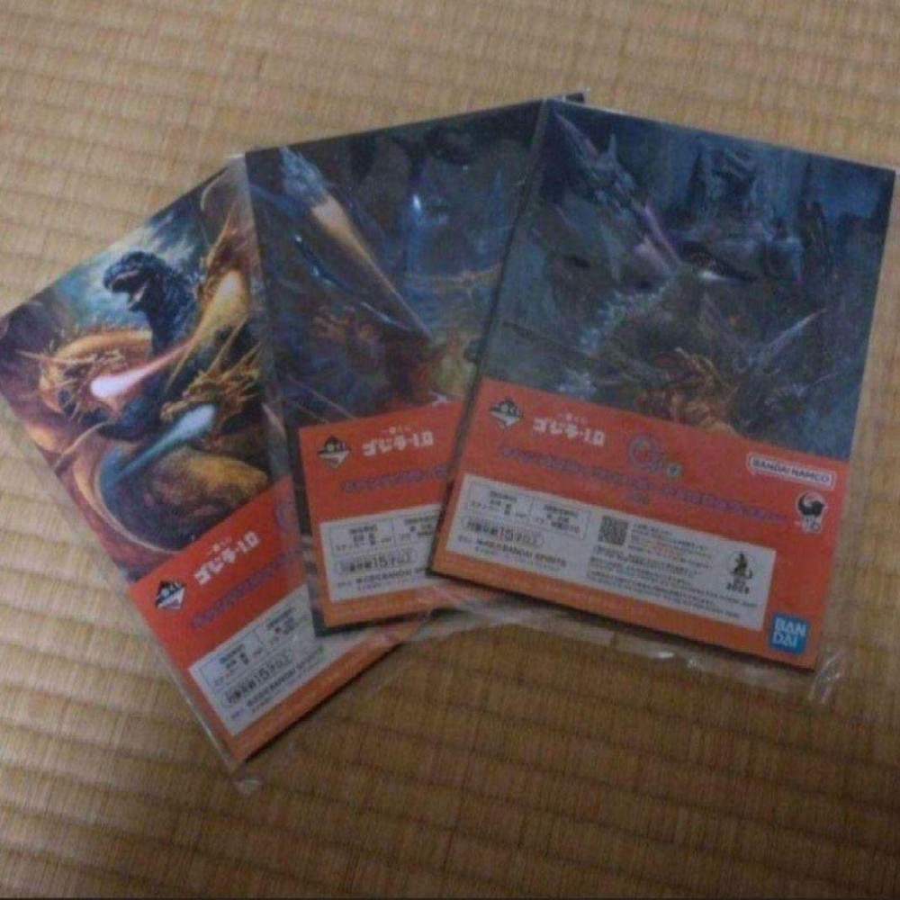 Godzilla Ichibankujie Award Rare Japan Collectible Illustration Board F-S M412