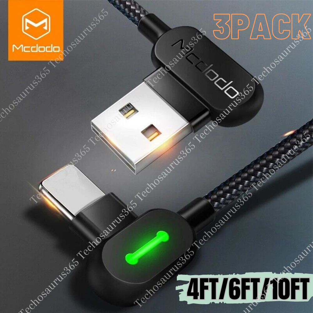 3-Pack Mcdodo Fast Charging Cable for iPhone 14 13 12 11 Pro Max X iPad
