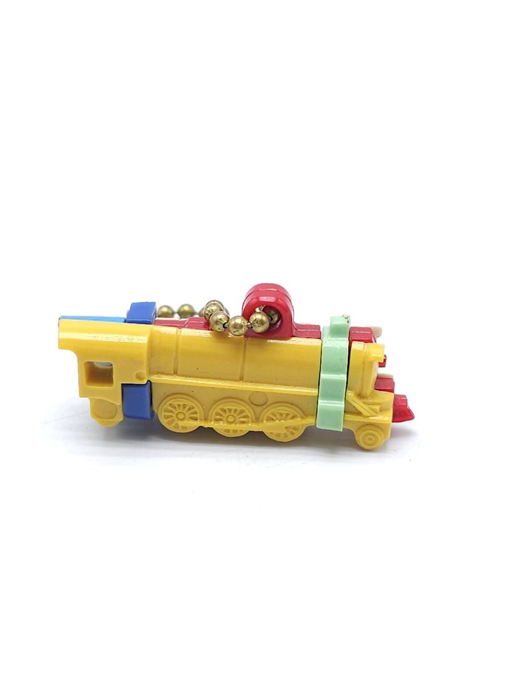 50'S 60'S Multi-Color Plastic Puzzle Keychain Locomotive Train Vintage