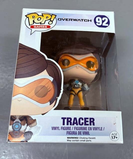 New Funko Pop Overwatch 92 Tracer Vaulted Vinyl Figure