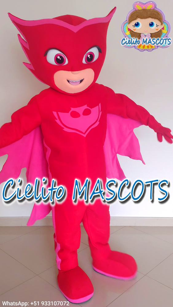 PJ Masks Owlette Mascot Costume mascotte cosplay halloween Cielito MASCOTS