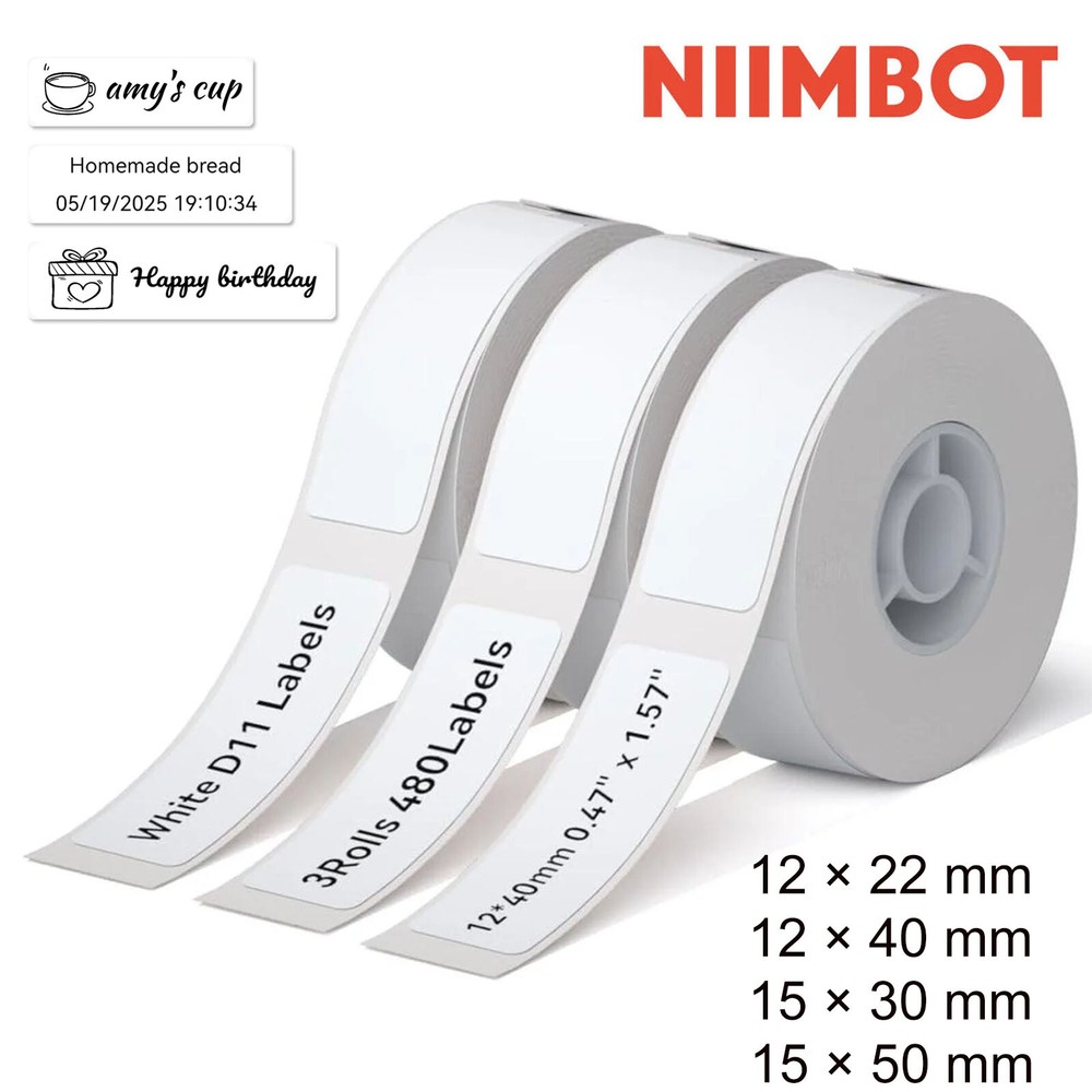 NIIMBOT Thermal Self-Adhesive Labels for D110 D11 Printers Stickers