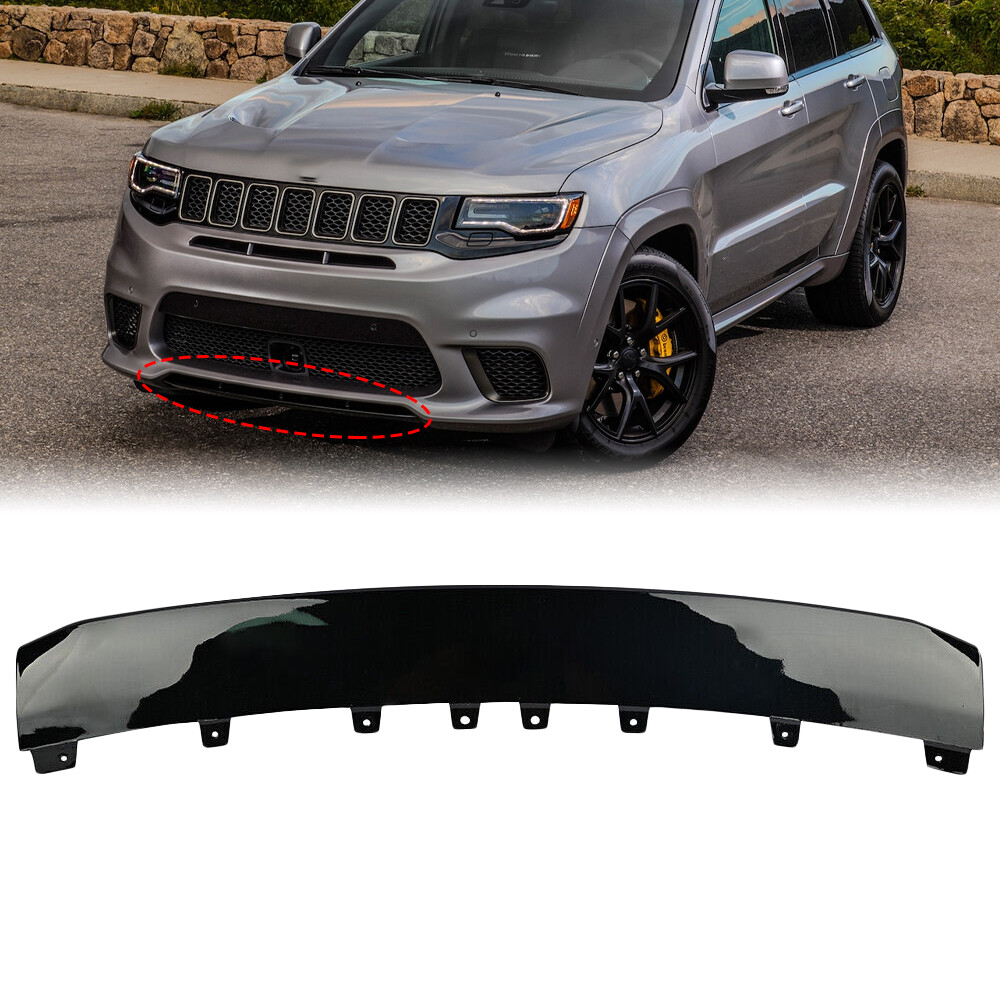 Front Bumper Lower Panel For Jeep Grand Cherokee SRT 2017-2021 Black 5YB31DX8AA