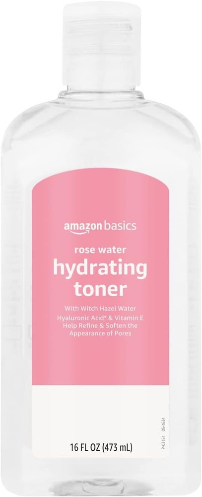 Amazon Basics Hydrating Rose Water Toner 16 fl oz 1-Pack