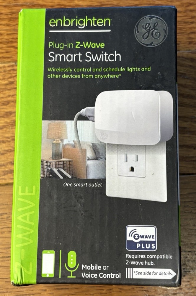 GE Enbrighten Z-Wave Plus Smart Dimmer Switch 14295 for Smart Home Lighting