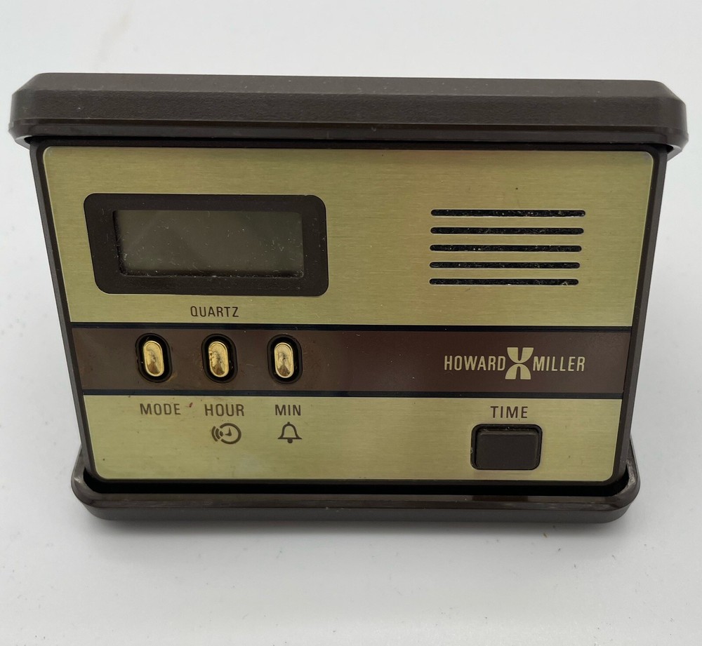 Vintage Howard Miller Quartz Travel Clock
