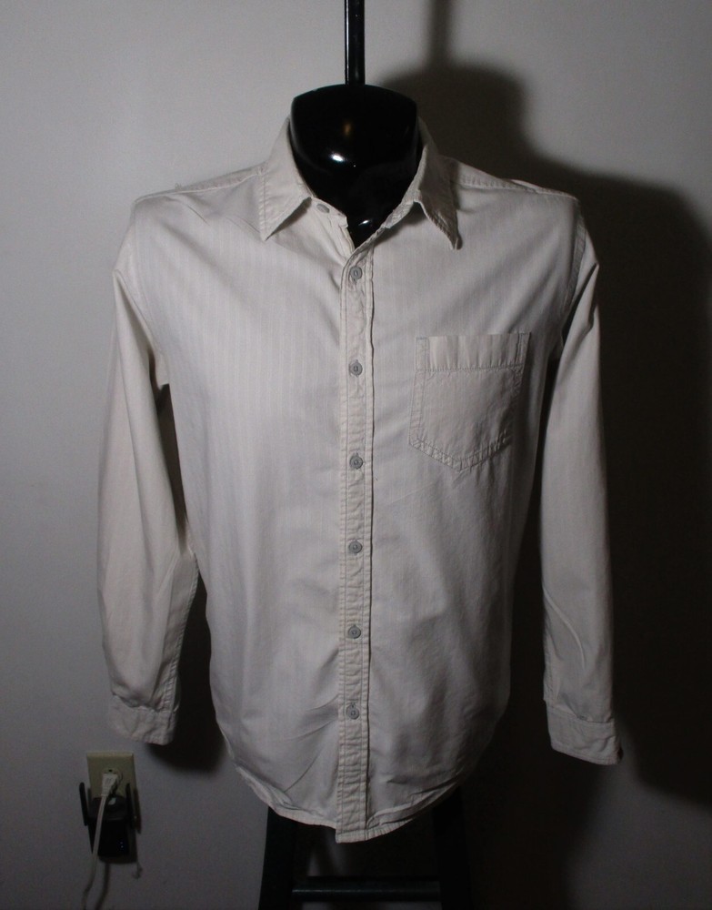 The North Face Beige Long Sleeve Shirt Size M Mens Outdoor Wear