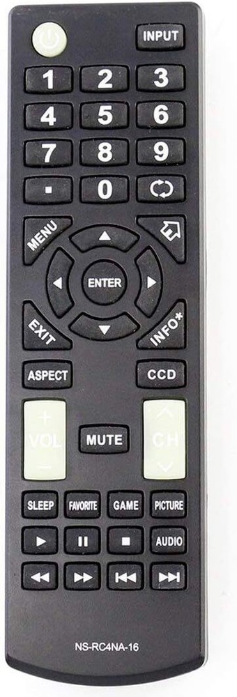ALLIMITY NS-RC4NA-16 Remote Control Replacement for Insignia TV...