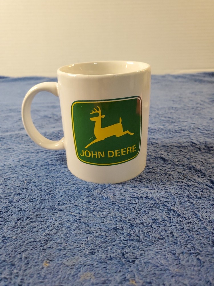 John Deere  Licensed Product White Coffee Tea Mug Cup by Gibson Farmers Farm