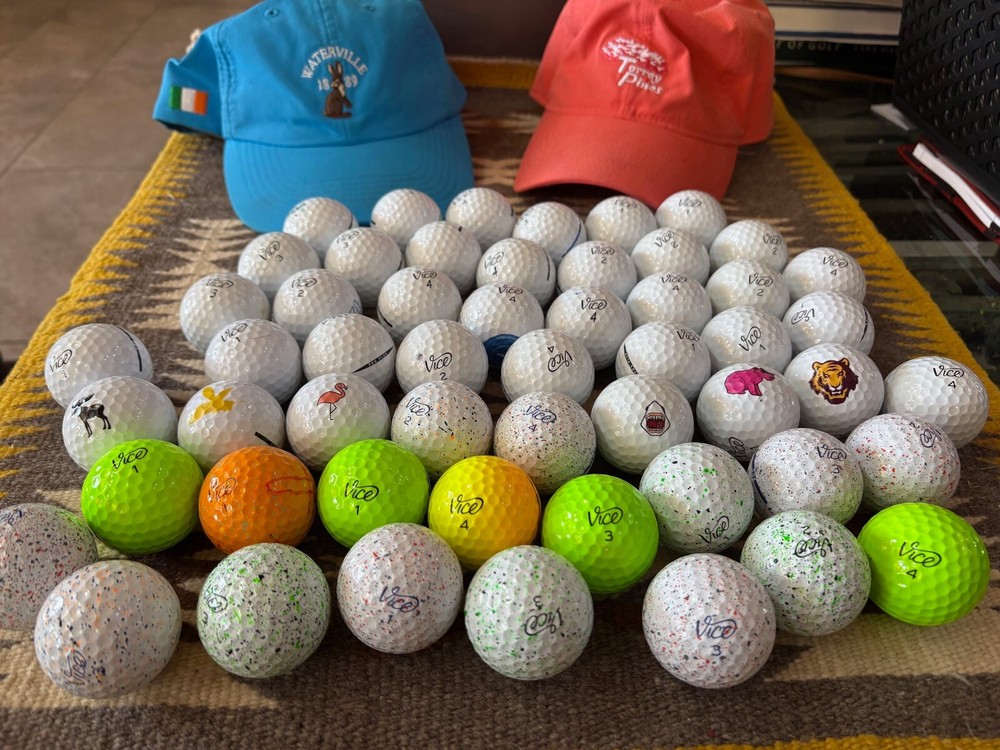 54 VICE Golf Balls, Drip, Pro, Pro Plus, FREE SHIPPING-image