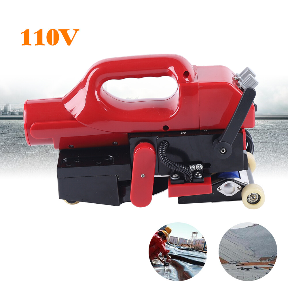 800W 10CM PVC Plastic Layer Overlap Sealing Welder Geomembrane Welding Machine