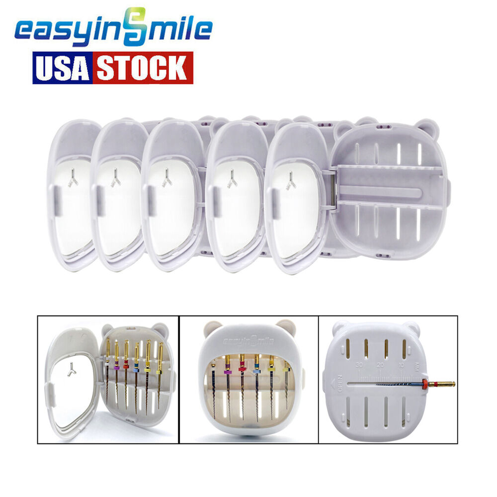 Dental Endo Files Box Sterilize Autoclavable Manage Box Holder Endo File Ruler